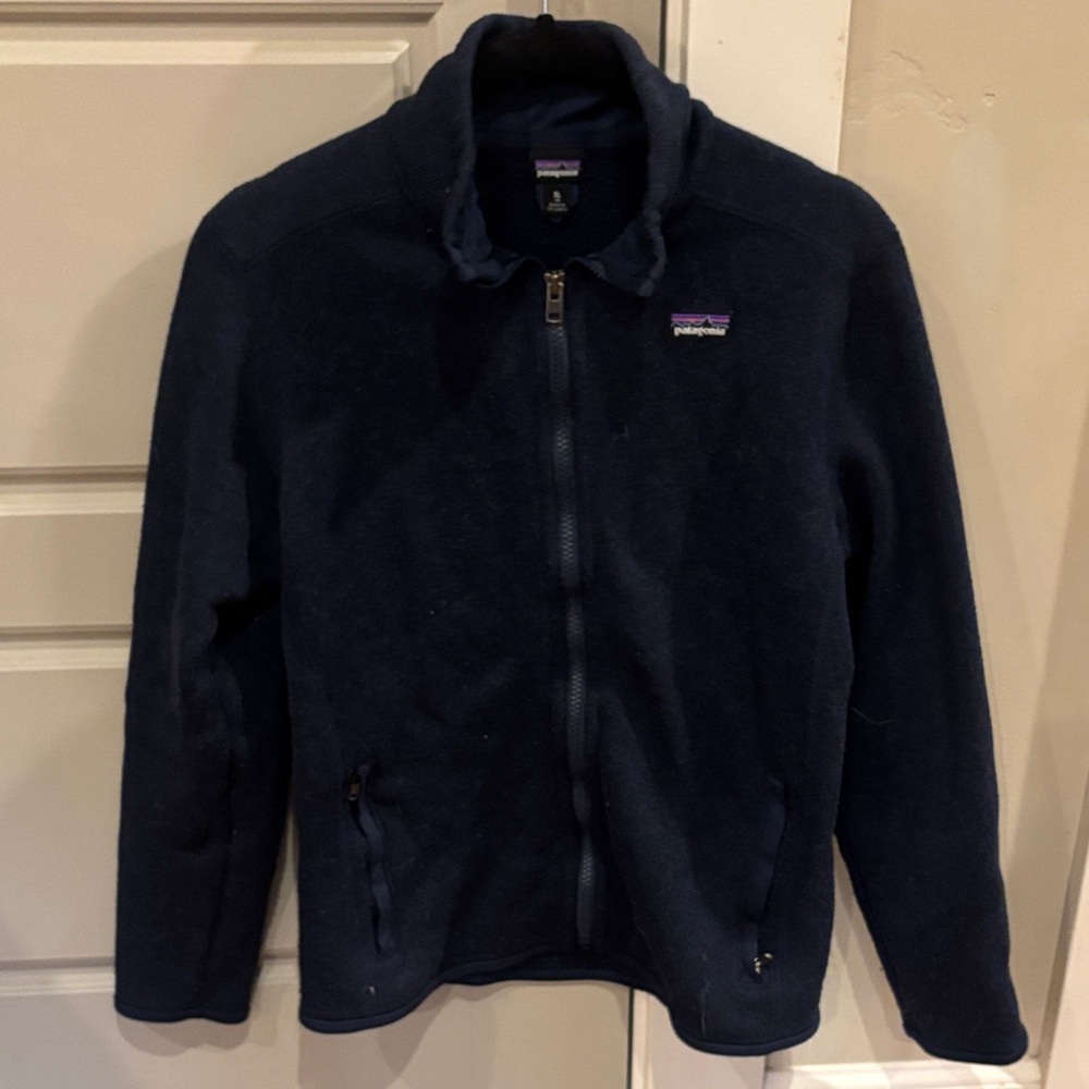 Patagonia Dark Blue Full-Zip Fleece